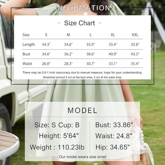 Sage Green Flutter Sleeve Dress - Picture 5 of 5